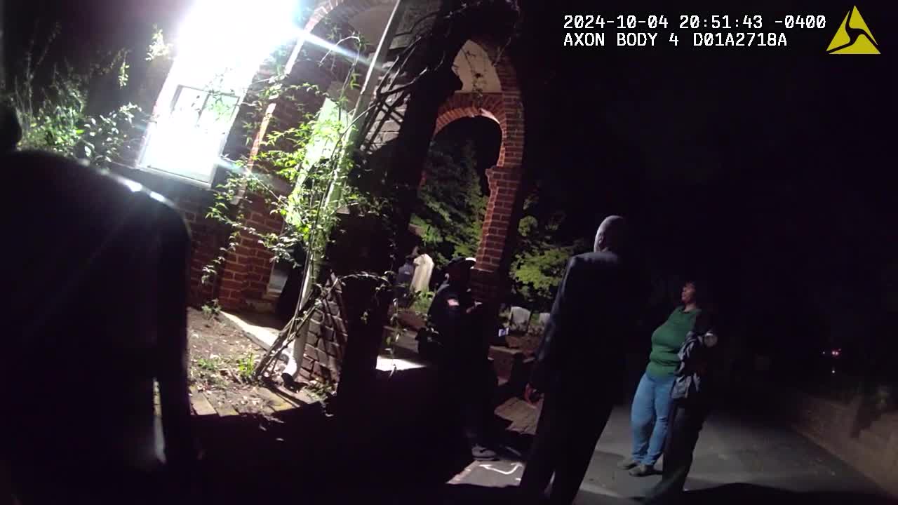 Body camera video of incident at Oakland Cemetry