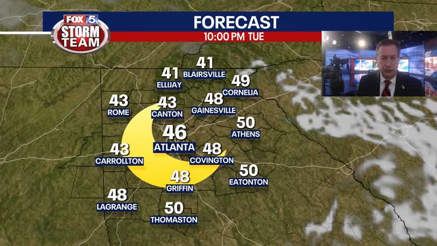 Tuesday Night Weather Update
