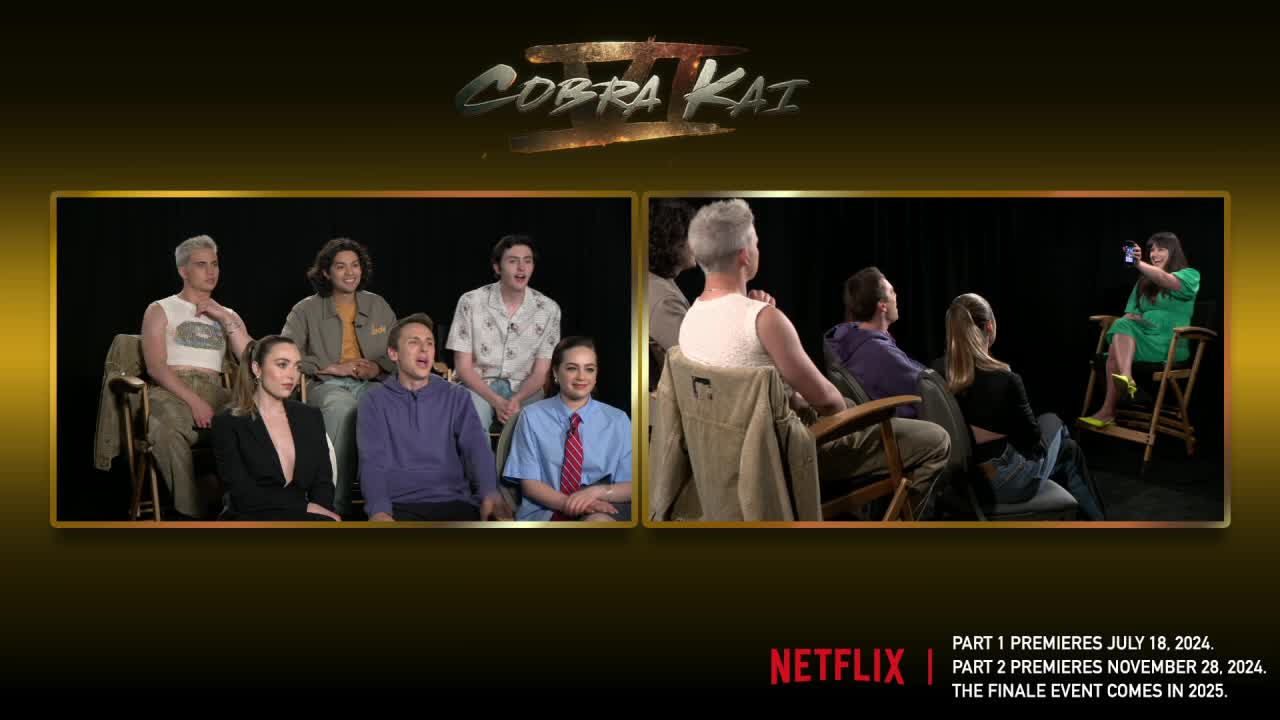 ‘Cobra Kai’ cast reveals first impressions of each other + who would survive on an island! (2024 Interview)