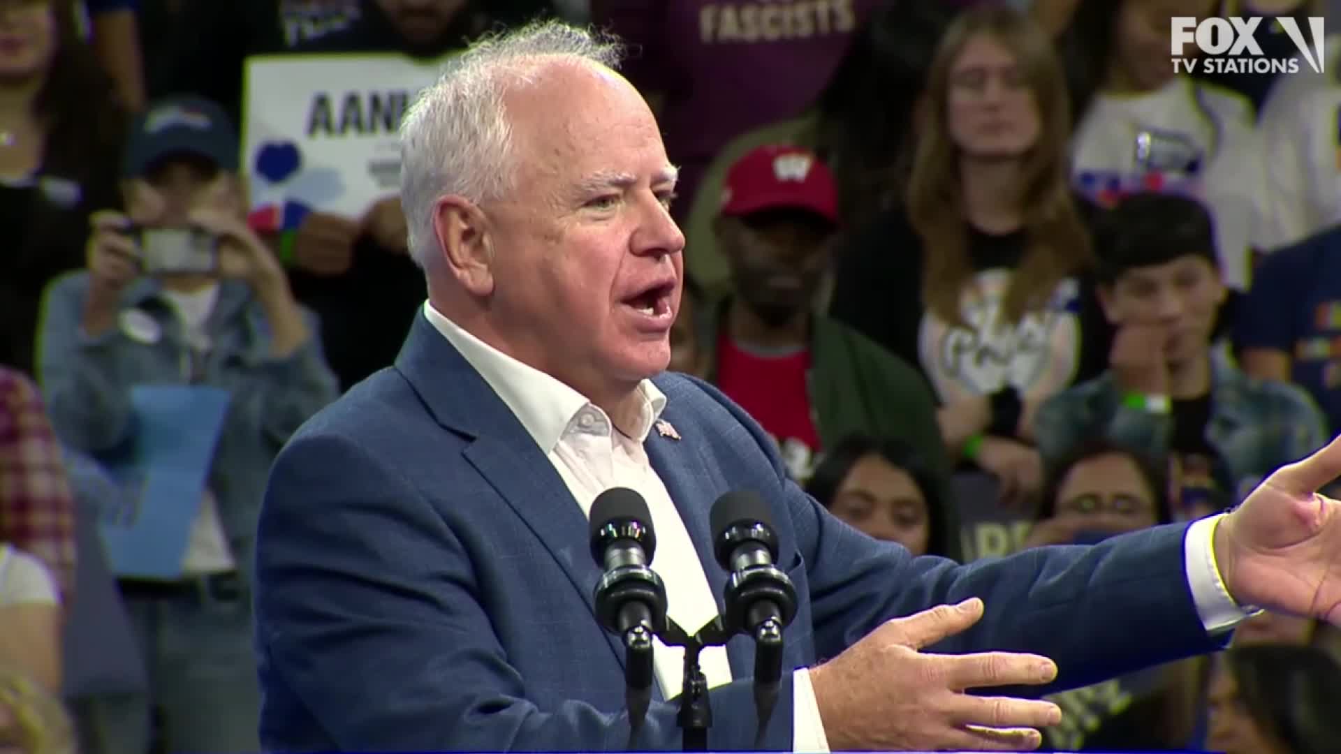 Tim Walz mocks Trump at McDonald's, Elon Musk