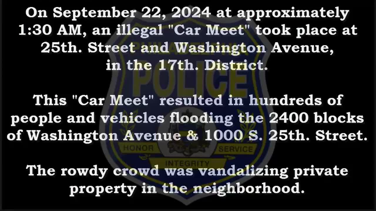 Video shows person punched, assaulted with traffic cone after confronting crowd at illegal Philly car meetup